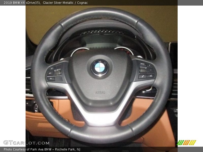 Glacier Silver Metallic / Cognac 2019 BMW X6 sDrive35i
