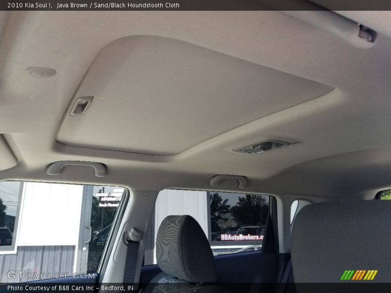Java Brown / Sand/Black Houndstooth Cloth 2010 Kia Soul !