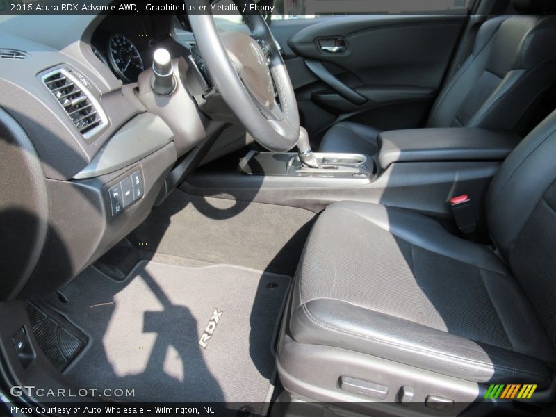 Graphite Luster Metallic / Ebony 2016 Acura RDX Advance AWD