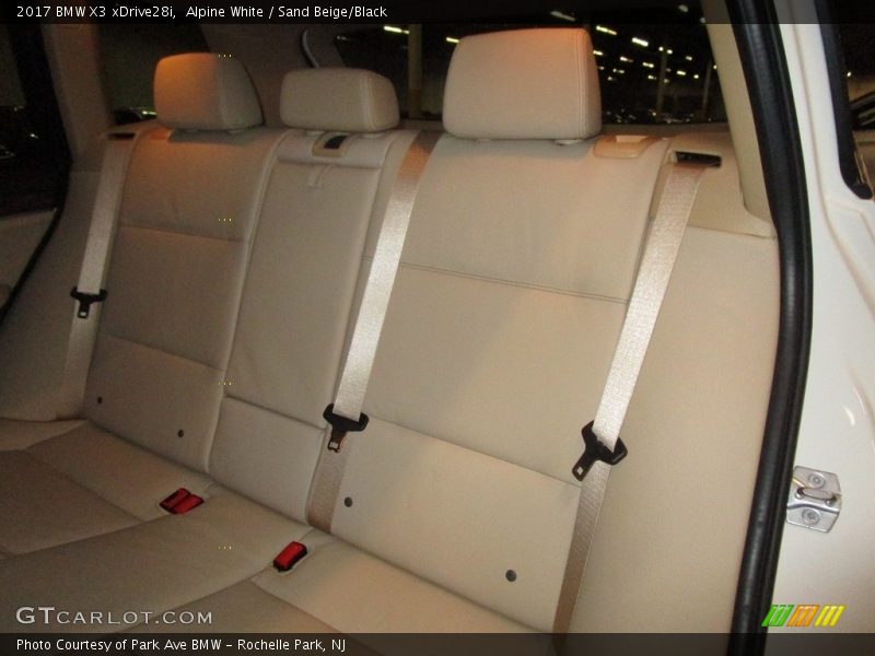 Alpine White / Sand Beige/Black 2017 BMW X3 xDrive28i