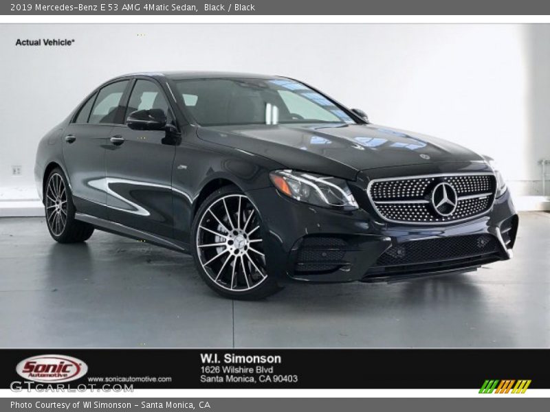 Black / Black 2019 Mercedes-Benz E 53 AMG 4Matic Sedan