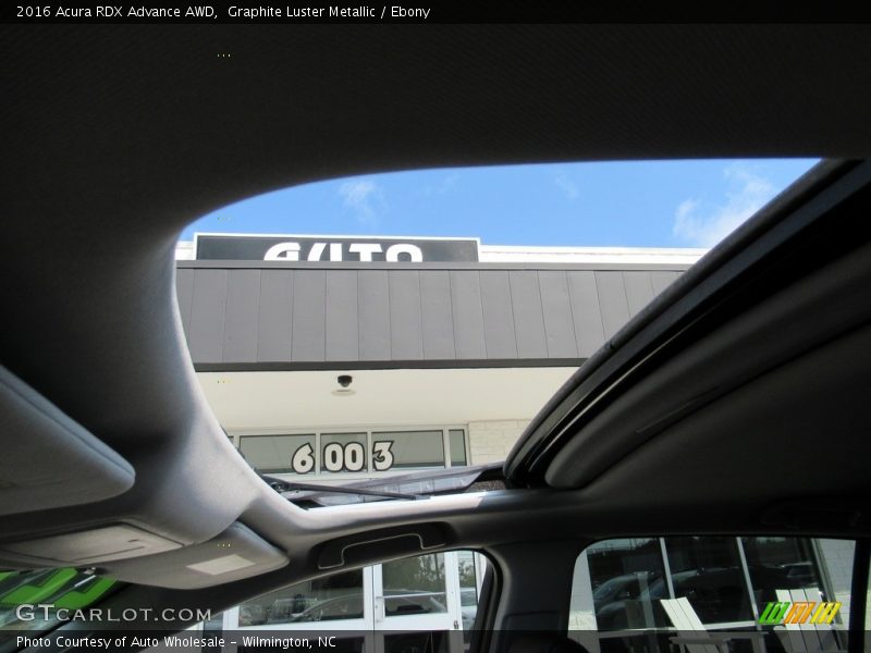 Graphite Luster Metallic / Ebony 2016 Acura RDX Advance AWD