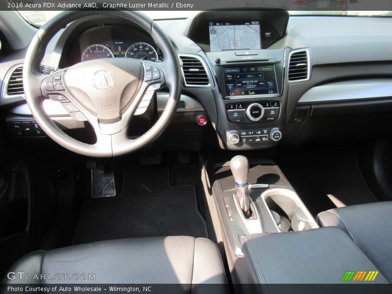 Graphite Luster Metallic / Ebony 2016 Acura RDX Advance AWD