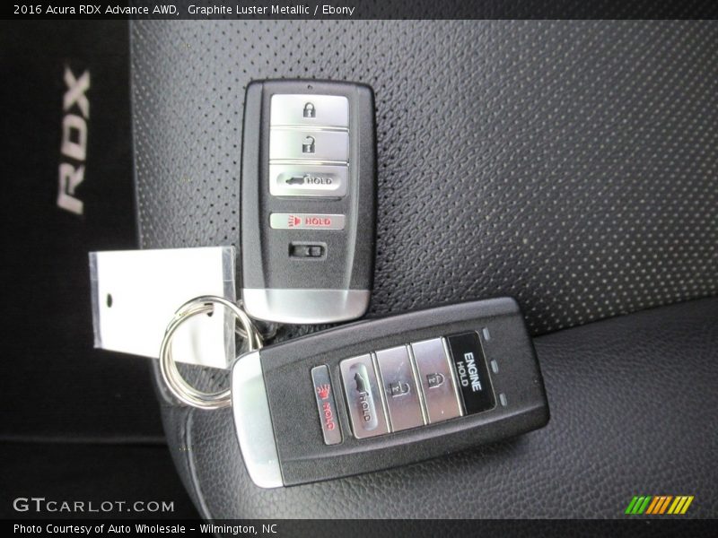 Graphite Luster Metallic / Ebony 2016 Acura RDX Advance AWD