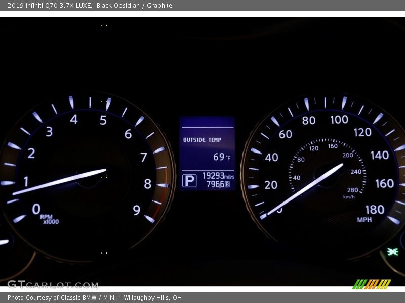  2019 Q70 3.7X LUXE 3.7X LUXE Gauges