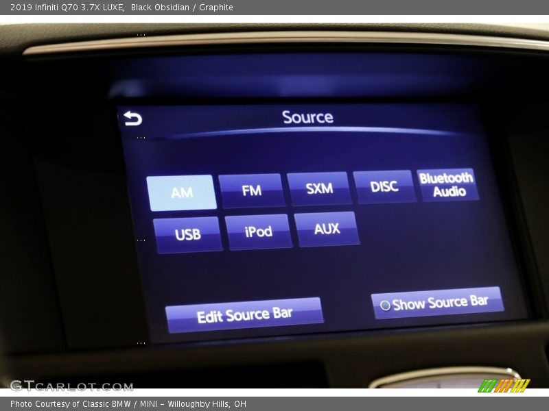Audio System of 2019 Q70 3.7X LUXE