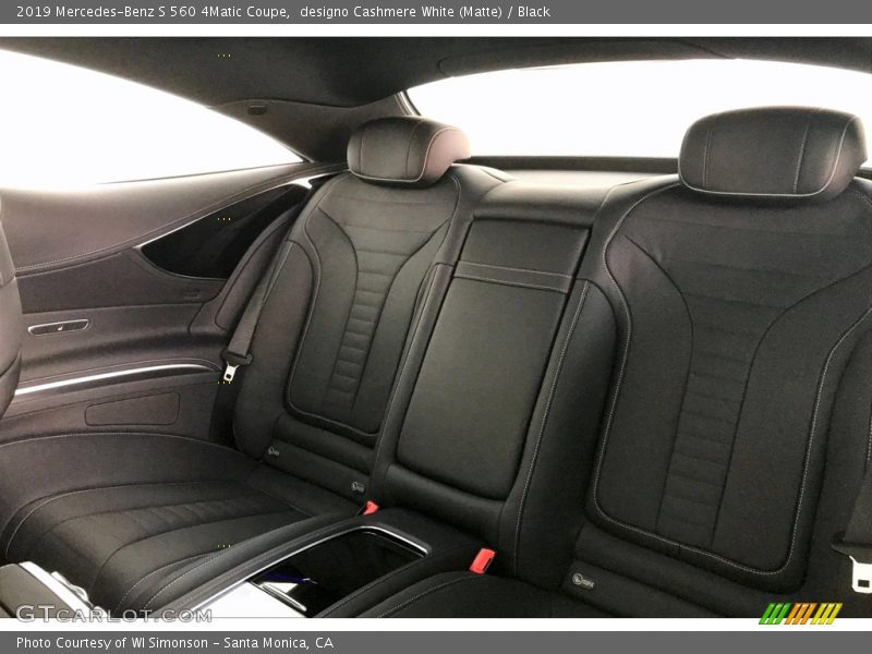 Rear Seat of 2019 S 560 4Matic Coupe