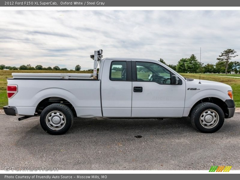 Oxford White / Steel Gray 2012 Ford F150 XL SuperCab