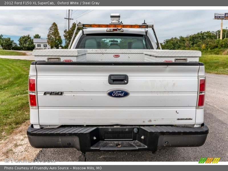 Oxford White / Steel Gray 2012 Ford F150 XL SuperCab