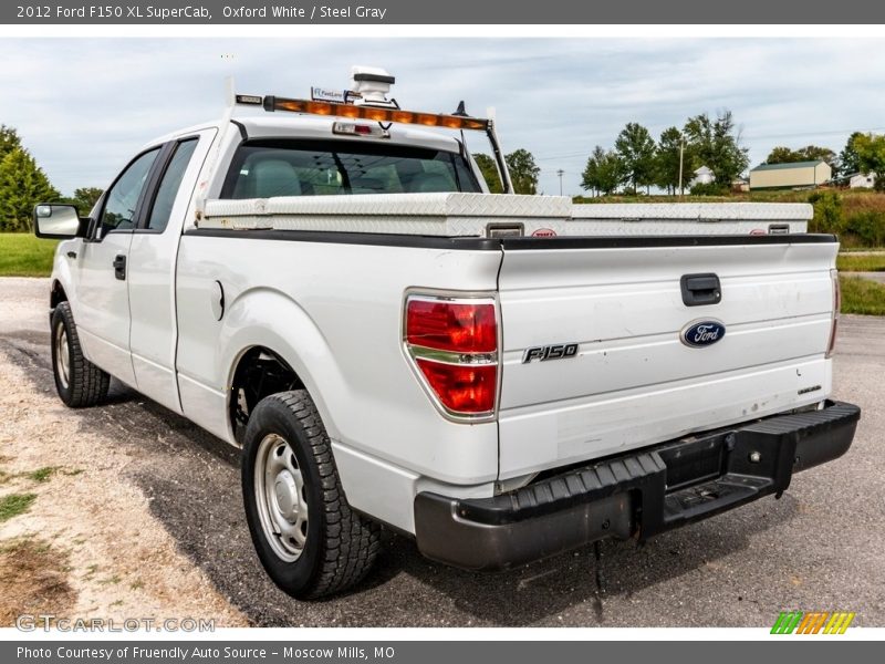 Oxford White / Steel Gray 2012 Ford F150 XL SuperCab