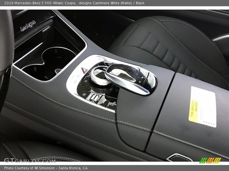 designo Cashmere White (Matte) / Black 2019 Mercedes-Benz S 560 4Matic Coupe
