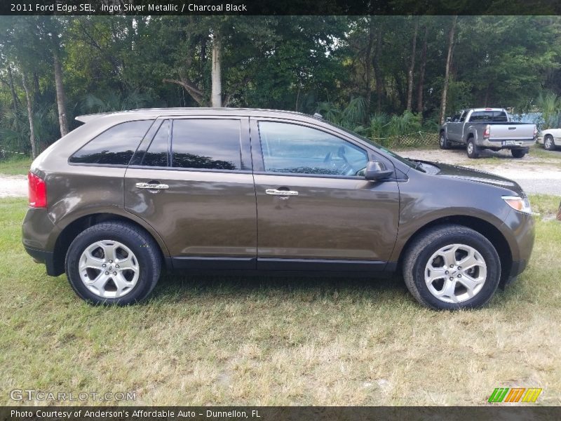 Ingot Silver Metallic / Charcoal Black 2011 Ford Edge SEL