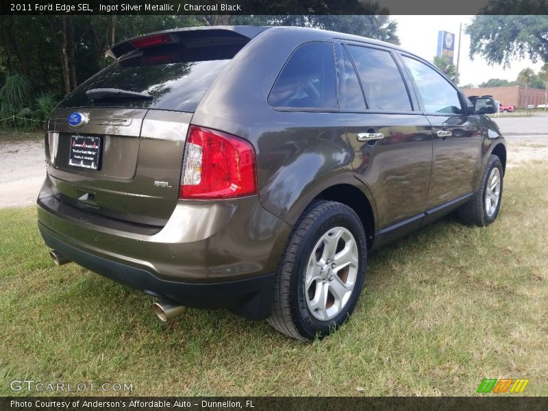 Ingot Silver Metallic / Charcoal Black 2011 Ford Edge SEL