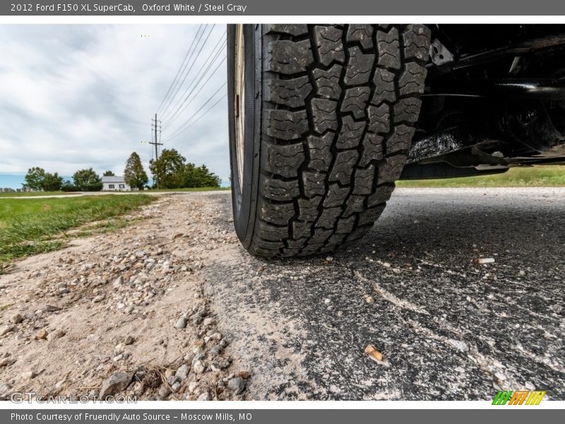 Oxford White / Steel Gray 2012 Ford F150 XL SuperCab