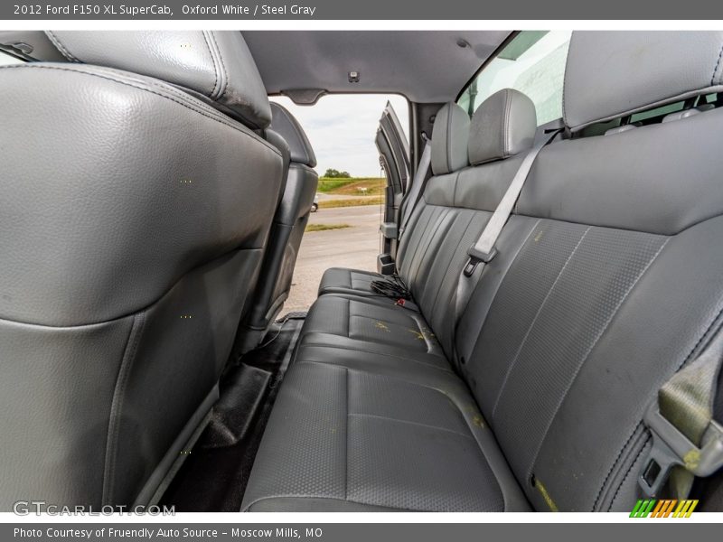 Oxford White / Steel Gray 2012 Ford F150 XL SuperCab