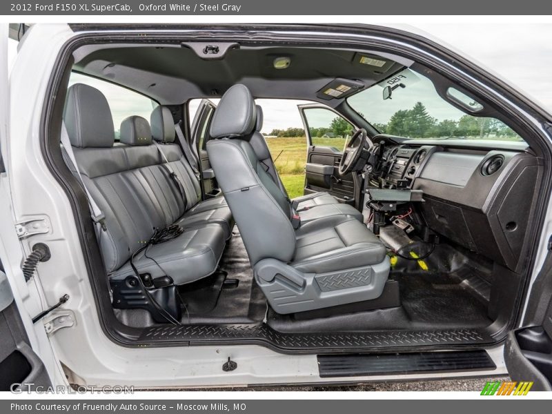 Oxford White / Steel Gray 2012 Ford F150 XL SuperCab