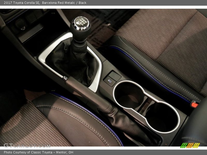 Barcelona Red Metalic / Black 2017 Toyota Corolla SE
