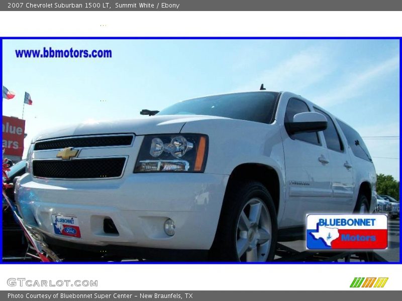 Summit White / Ebony 2007 Chevrolet Suburban 1500 LT