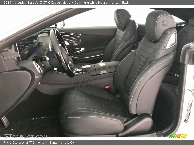  2019 AMG GT C Coupe Black Interior