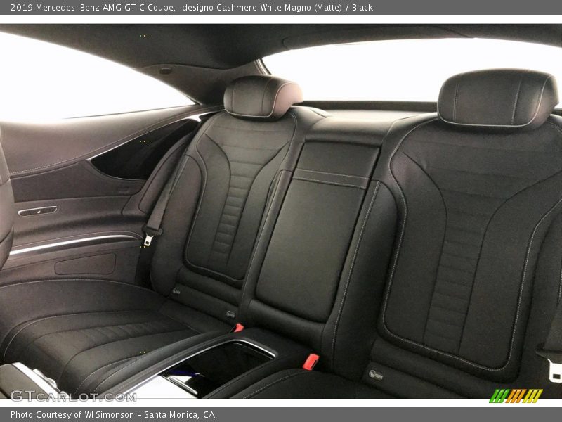 Rear Seat of 2019 AMG GT C Coupe