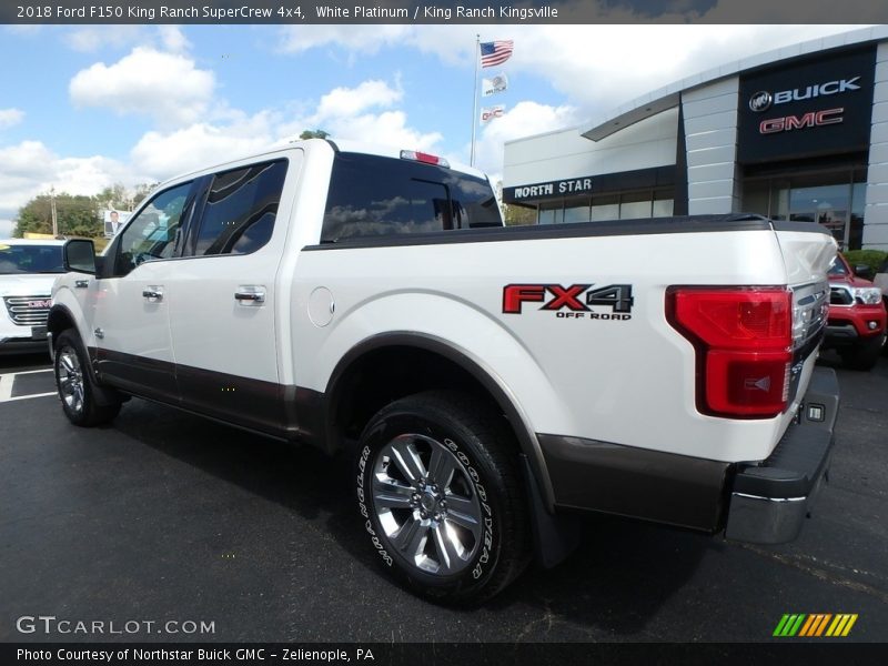 White Platinum / King Ranch Kingsville 2018 Ford F150 King Ranch SuperCrew 4x4