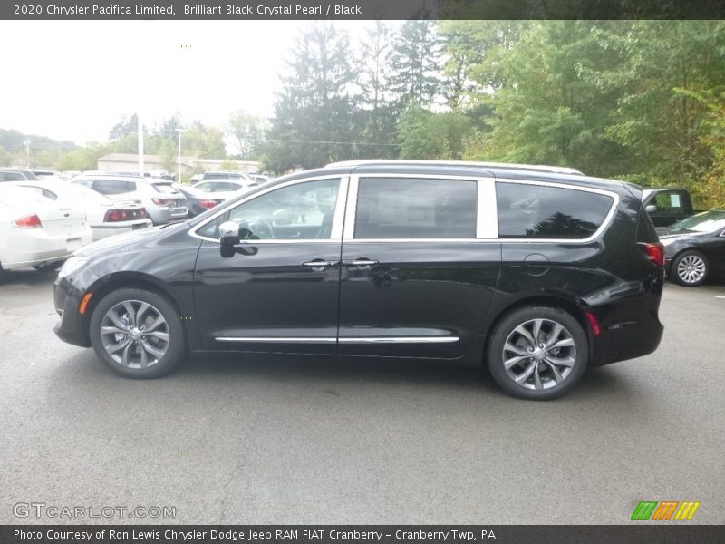 Brilliant Black Crystal Pearl / Black 2020 Chrysler Pacifica Limited