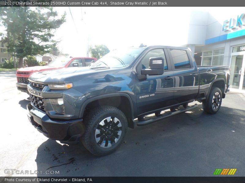 Shadow Gray Metallic / Jet Black 2020 Chevrolet Silverado 2500HD Custom Crew Cab 4x4