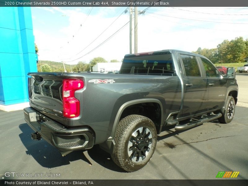 Shadow Gray Metallic / Jet Black 2020 Chevrolet Silverado 2500HD Custom Crew Cab 4x4