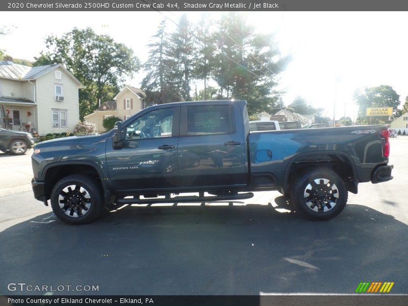 Shadow Gray Metallic / Jet Black 2020 Chevrolet Silverado 2500HD Custom Crew Cab 4x4