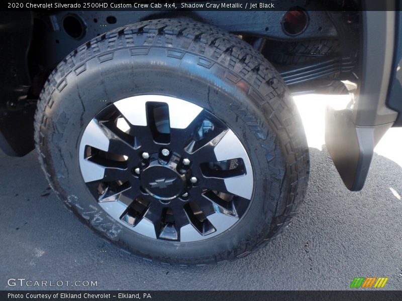 Shadow Gray Metallic / Jet Black 2020 Chevrolet Silverado 2500HD Custom Crew Cab 4x4