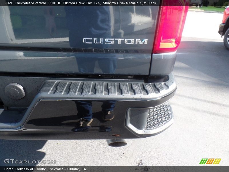 Shadow Gray Metallic / Jet Black 2020 Chevrolet Silverado 2500HD Custom Crew Cab 4x4