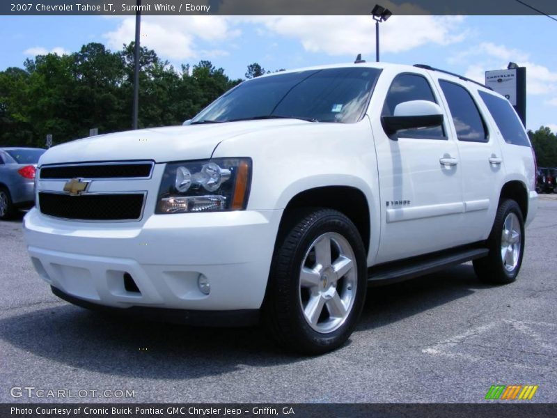 Summit White / Ebony 2007 Chevrolet Tahoe LT