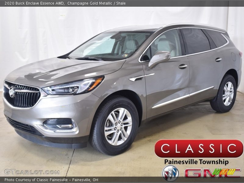 Champagne Gold Metallic / Shale 2020 Buick Enclave Essence AWD