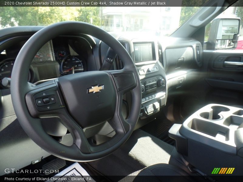 Shadow Gray Metallic / Jet Black 2020 Chevrolet Silverado 2500HD Custom Crew Cab 4x4
