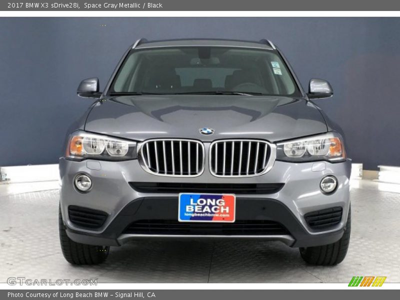 Space Gray Metallic / Black 2017 BMW X3 sDrive28i