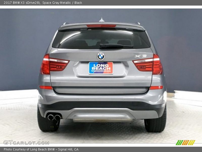 Space Gray Metallic / Black 2017 BMW X3 sDrive28i