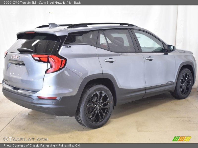 Satin Steel Metallic / Jet Black 2020 GMC Terrain SLE