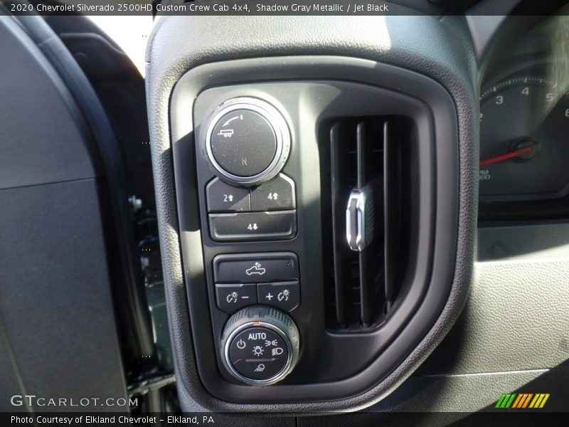 Shadow Gray Metallic / Jet Black 2020 Chevrolet Silverado 2500HD Custom Crew Cab 4x4