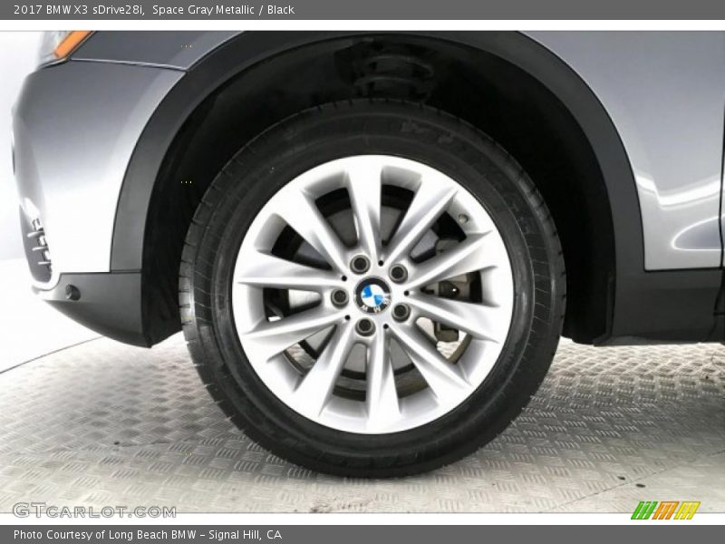 Space Gray Metallic / Black 2017 BMW X3 sDrive28i
