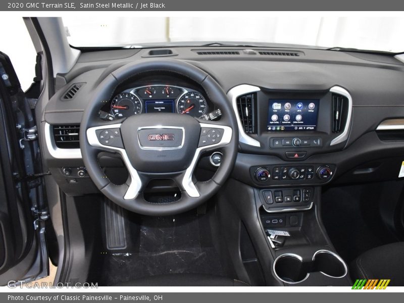 Satin Steel Metallic / Jet Black 2020 GMC Terrain SLE