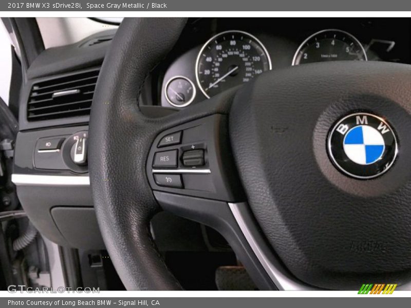 Space Gray Metallic / Black 2017 BMW X3 sDrive28i