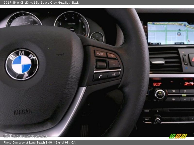 Space Gray Metallic / Black 2017 BMW X3 sDrive28i