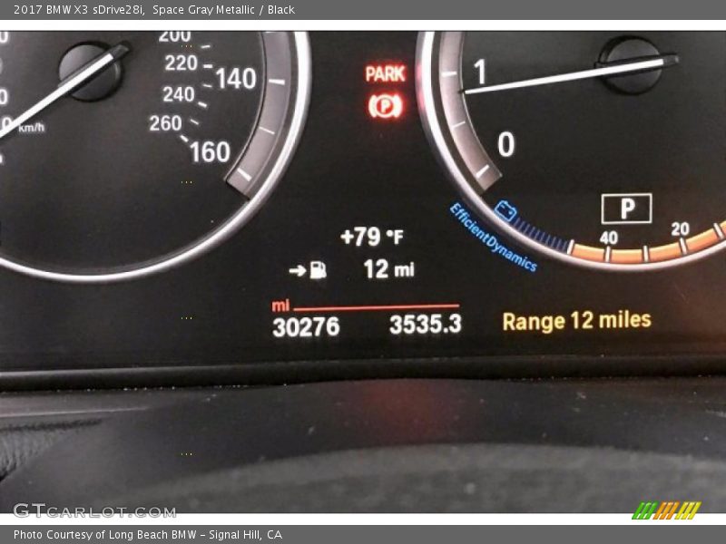 Space Gray Metallic / Black 2017 BMW X3 sDrive28i