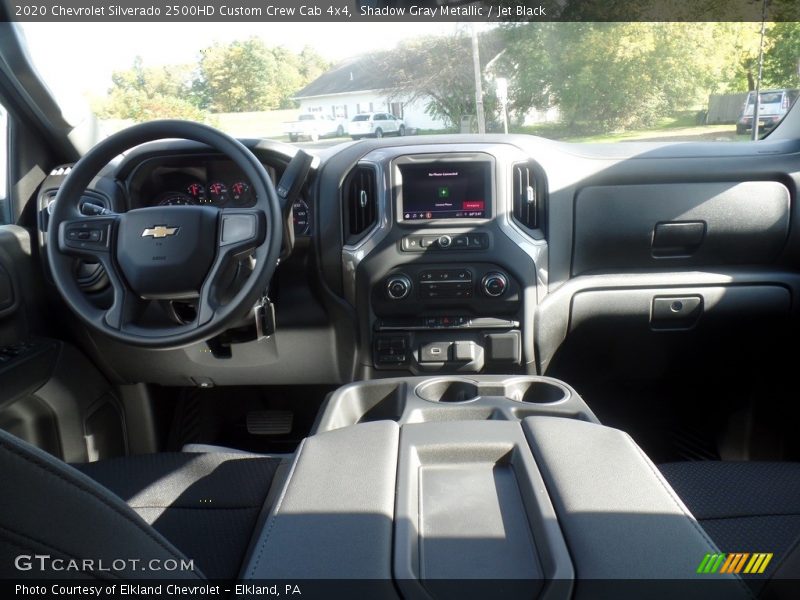 Shadow Gray Metallic / Jet Black 2020 Chevrolet Silverado 2500HD Custom Crew Cab 4x4