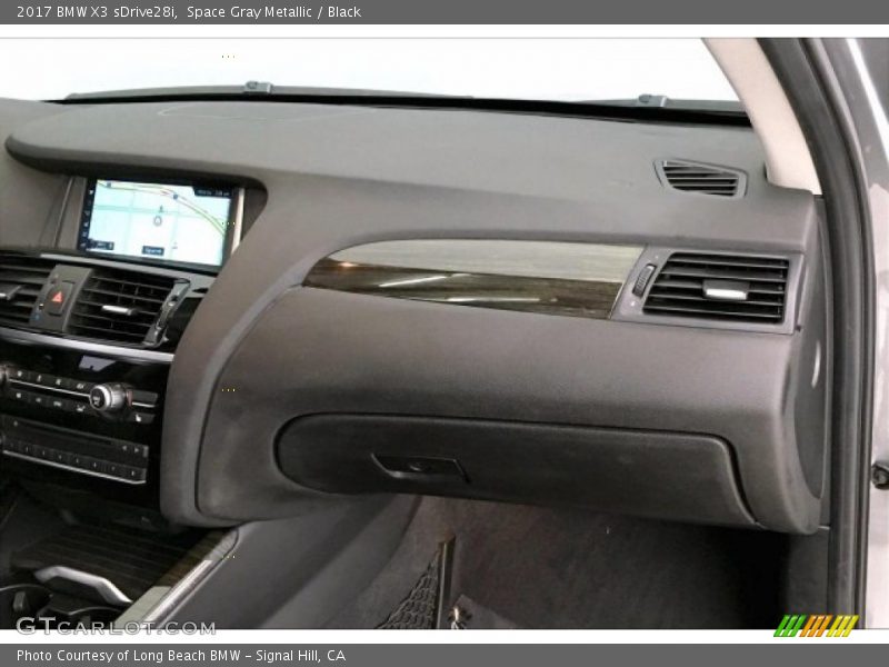 Space Gray Metallic / Black 2017 BMW X3 sDrive28i