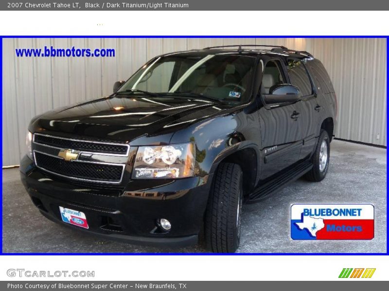 Black / Dark Titanium/Light Titanium 2007 Chevrolet Tahoe LT
