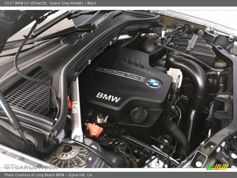 Space Gray Metallic / Black 2017 BMW X3 sDrive28i