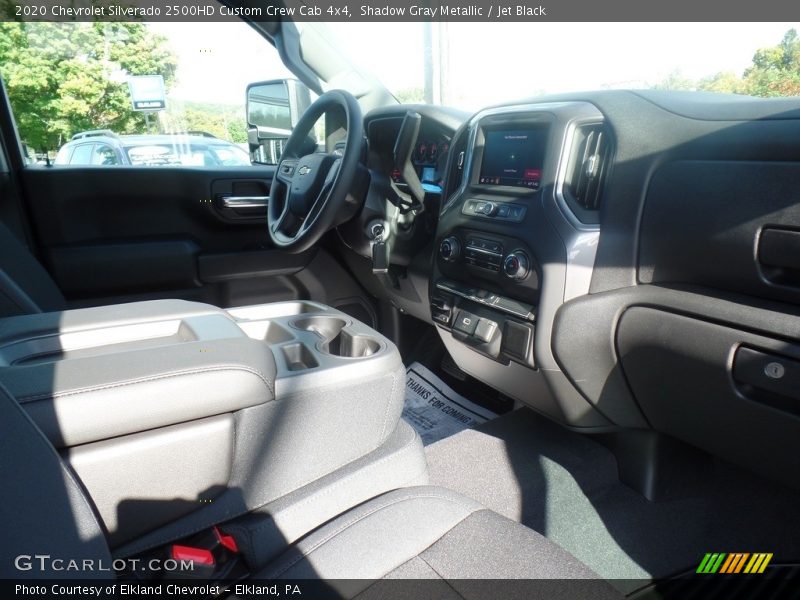 Shadow Gray Metallic / Jet Black 2020 Chevrolet Silverado 2500HD Custom Crew Cab 4x4