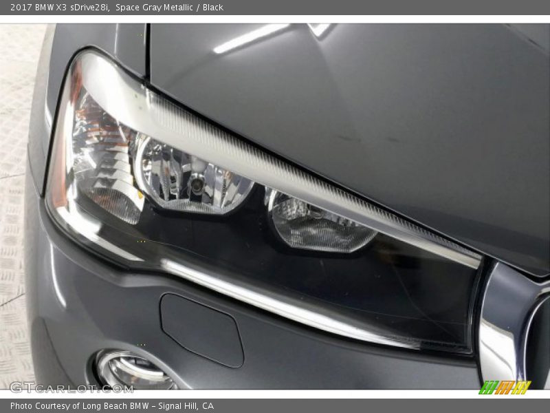 Space Gray Metallic / Black 2017 BMW X3 sDrive28i