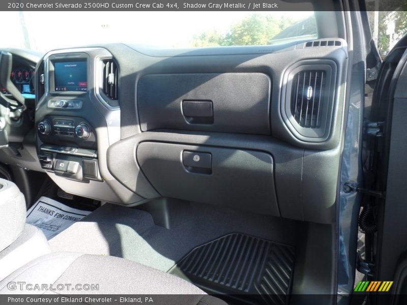 Shadow Gray Metallic / Jet Black 2020 Chevrolet Silverado 2500HD Custom Crew Cab 4x4